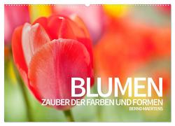 BLUMEN Zauber der Farben und Formen (Wandkalender 2024 DIN A2 quer), CALVENDO Monatskalender von Maertens,  Bernd