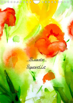 Blumenaquarelle (Wandkalender 2023 DIN A4 hoch) von Ziehr,  Maria-Anna