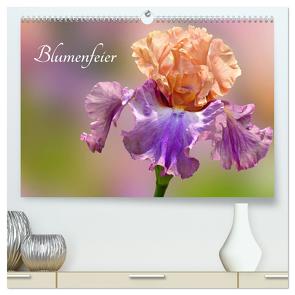Blumenfeier (hochwertiger Premium Wandkalender 2024 DIN A2 quer), Kunstdruck in Hochglanz von Livingvisions,  Livingvisions