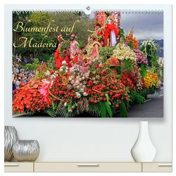 Blumenfest auf Madeira (hochwertiger Premium Wandkalender 2024 DIN A2 quer), Kunstdruck in Hochglanz von Lielischkies,  Klaus