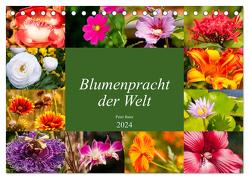 Blumenpracht der Welt (Tischkalender 2024 DIN A5 quer), CALVENDO Monatskalender von Baier,  Peter