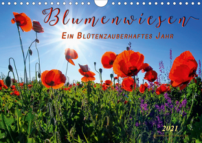 Blumenwiesen – ein blütenzauberhaftes Jahr (Wandkalender 2021 DIN A4 quer) von Roder,  Peter