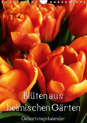 Blüten aus heimischen Gärten / Geburtstagskalender (Wandkalender immerwährend DIN A4 hoch) von Otto,  Anja