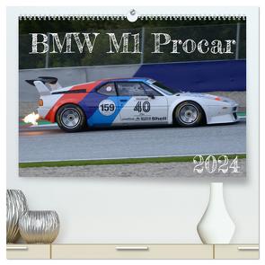 BMW M1 Procar (hochwertiger Premium Wandkalender 2024 DIN A2 quer), Kunstdruck in Hochglanz von Reschinger,  HP