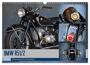 BMW R 51/2 (Wandkalender 2024 DIN A3 quer), CALVENDO Monatskalender von Laue,  Ingo