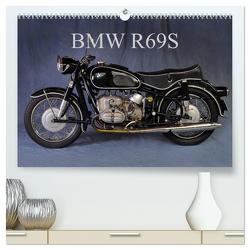 BMW R69S (hochwertiger Premium Wandkalender 2024 DIN A2 quer), Kunstdruck in Hochglanz von Laue,  Ingo