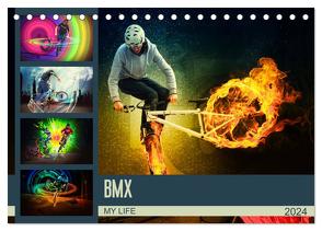 BMX My Life (Tischkalender 2024 DIN A5 quer), CALVENDO Monatskalender von Meutzner,  Dirk