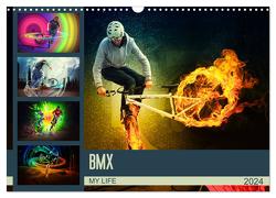 BMX My Life (Wandkalender 2024 DIN A3 quer), CALVENDO Monatskalender von Meutzner,  Dirk