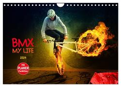 BMX My Life (Wandkalender 2024 DIN A4 quer), CALVENDO Monatskalender von Meutzner,  Dirk