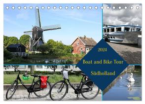 Boat and Bike Südholland (Tischkalender 2024 DIN A5 quer), CALVENDO Monatskalender von Gayde,  Frank