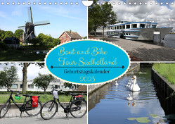 Boat and Bike Tour Südholland Geburtstagskalender (Wandkalender 2023 DIN A4 quer) von Gayde,  Frank