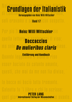 Boccaccios «De mulieribus claris» von Wittschier,  Heinz Willi