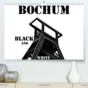 Bochum Black and White (Premium, hochwertiger DIN A2 Wandkalender 2023, Kunstdruck in Hochglanz) von Lewald,  Dominik
