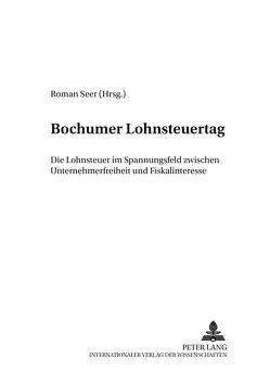 Bochumer Lohnsteuertag von Seer,  Roman