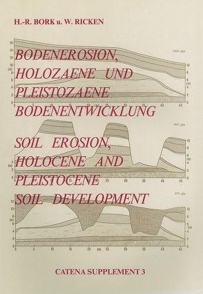 Bodenerosion, Holozaene und Pleistozaene Bodenentwicklung von Bork,  Hans-Rudolf, Ricken,  Werner