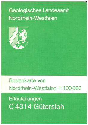 Bodenkarten von Nordrhein-Westfalen 1:100000 / Gütersloh von Mertens,  Hans, Will,  Karl H