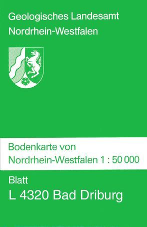 Bodenkarten von Nordrhein-Westfalen 1:50000 / Bad Driburg von Dahm-Arens,  Hildegard