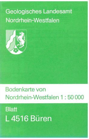 Bodenkarten von Nordrhein-Westfalen 1:50000 / Büren von Erkwoh,  Frank D, Hellmich,  Wolfgang