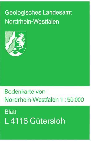 Bodenkarten von Nordrhein-Westfalen 1:50000 / Gütersloh von Dahm-Arens,  Hildegard