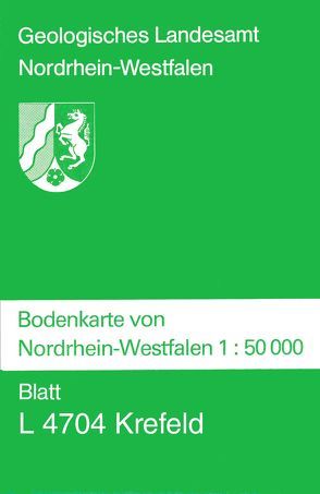 Bodenkarten von Nordrhein-Westfalen 1:50000 / Krefeld von Mertens,  Hans, Paas,  Wilhelm