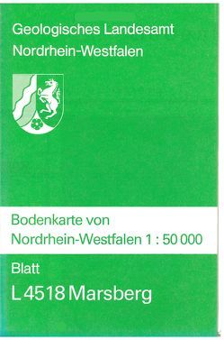 Bodenkarten von Nordrhein-Westfalen 1:50000 / Marsberg von Dahm-Arens,  Hildegard