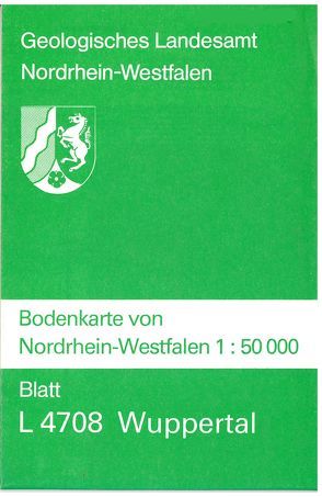 Bodenkarten von Nordrhein-Westfalen 1:50000 / Wuppertal von Schraps,  Walter G