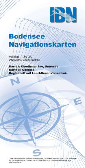 Bodensee Navigationskarten von Jetter,  Klaus