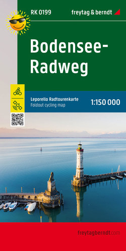 Bodensee-Radweg, Leporello Radtourenkarte 1:50.000, freytag & berndt, RK 0199