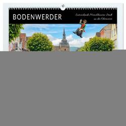Bodenwerder – entzückende Münchhausen-Stadt an der Oberweser (hochwertiger Premium Wandkalender 2024 DIN A2 quer), Kunstdruck in Hochglanz von Roder,  Peter