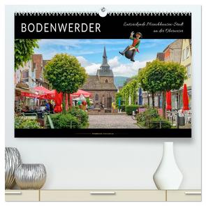 Bodenwerder – entzückende Münchhausen-Stadt an der Oberweser (hochwertiger Premium Wandkalender 2024 DIN A2 quer), Kunstdruck in Hochglanz von Roder,  Peter