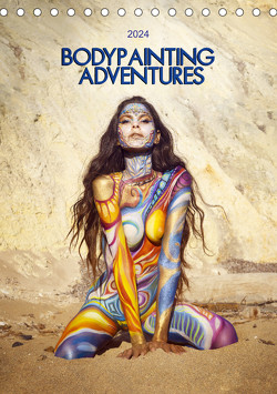 Bodypainting Adventures – Farbe auf nackter Haut (Tischkalender 2024 DIN A5 hoch) von Boehm,  Julie