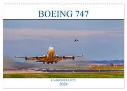BOEING 747 – Königin der Lüfte (Wandkalender 2024 DIN A2 quer), CALVENDO Monatskalender von Simlinger,  Wolfgang
