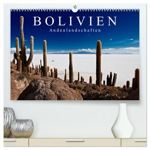 Bolivien Andenlandschaften „CH-Version“ (hochwertiger Premium Wandkalender 2024 DIN A2 quer), Kunstdruck in Hochglanz von Ritterbach,  Jürgen