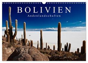 Bolivien Andenlandschaften „CH-Version“ (Wandkalender 2024 DIN A3 quer), CALVENDO Monatskalender von Ritterbach,  Jürgen