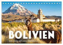 Bolivien – Eine Reise entlang der Anden. (Tischkalender 2024 DIN A5 quer), CALVENDO Monatskalender von SF,  SF
