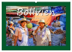 Bolivien – Marktimpressionen (Wandkalender 2024 DIN A2 quer), CALVENDO Monatskalender von Hackstein,  Bettina