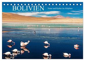 Bolivien – Natur und Kultur im Altiplano (Tischkalender 2024 DIN A5 quer), CALVENDO Monatskalender von Müller,  Harry