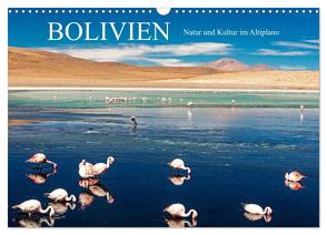Bolivien – Natur und Kultur im Altiplano (Wandkalender 2024 DIN A3 quer), CALVENDO Monatskalender von Müller,  Harry