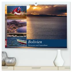 Bolivien – Titicacasee und Copacabana (hochwertiger Premium Wandkalender 2024 DIN A2 quer), Kunstdruck in Hochglanz von Max Glaser,  Dr.