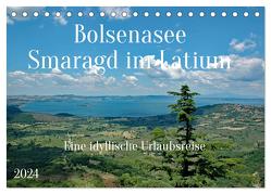 Bolsenasee Smaragd im Latium (Tischkalender 2024 DIN A5 quer), CALVENDO Monatskalender von Kleemann,  Claudia