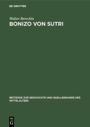 Bonizo von Sutri von Berschin,  Walter