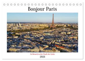 Bonjour Paris (Tischkalender 2024 DIN A5 quer), CALVENDO Monatskalender von Lentz,  Gunnar