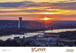 Bonn 2024 Bildkalender A4 quer, spiralgebunden von Klaes,  Holger