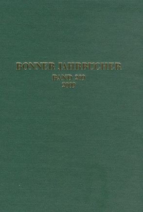 Bonner Jahrbücher von LVR-Amt für Bodendenkmalpflege im Rheinland, LVR-LandesMuseum Bonn, Verein von Altertumsfreunden im Rheinlande