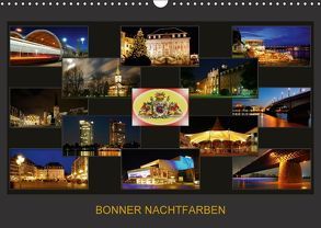 BONNER NACHTFARBEN (Wandkalender 2018 DIN A3 quer) von Bonn,  BRASCHI