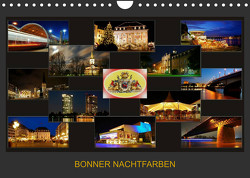 BONNER NACHTFARBEN (Wandkalender 2023 DIN A4 quer) von Bonn,  BRASCHI