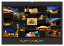 BONNER NACHTFARBEN (Wandkalender 2024 DIN A2 quer), CALVENDO Monatskalender von Bonn,  BRASCHI