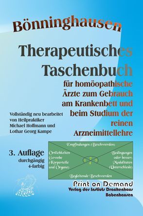 Bönninghausen — Therapeutisches Taschenbuch von Boenninghausen,  Clemens von, Hoffmann,  Michael, Kampe,  Lothar Georg