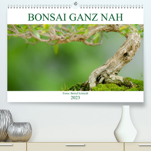 Bonsai ganz nah (Premium, hochwertiger DIN A2 Wandkalender 2023, Kunstdruck in Hochglanz) von Schmidt,  Bernd