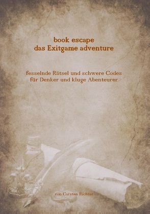 Book escape – das Exitgame adventure von Richter,  Carsten